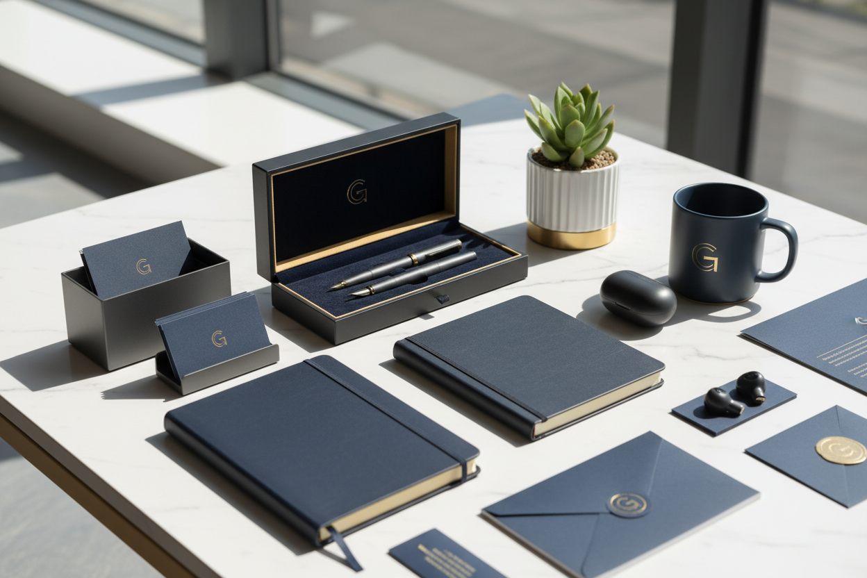 Curated office essentials ideal for gifting teams and clients.