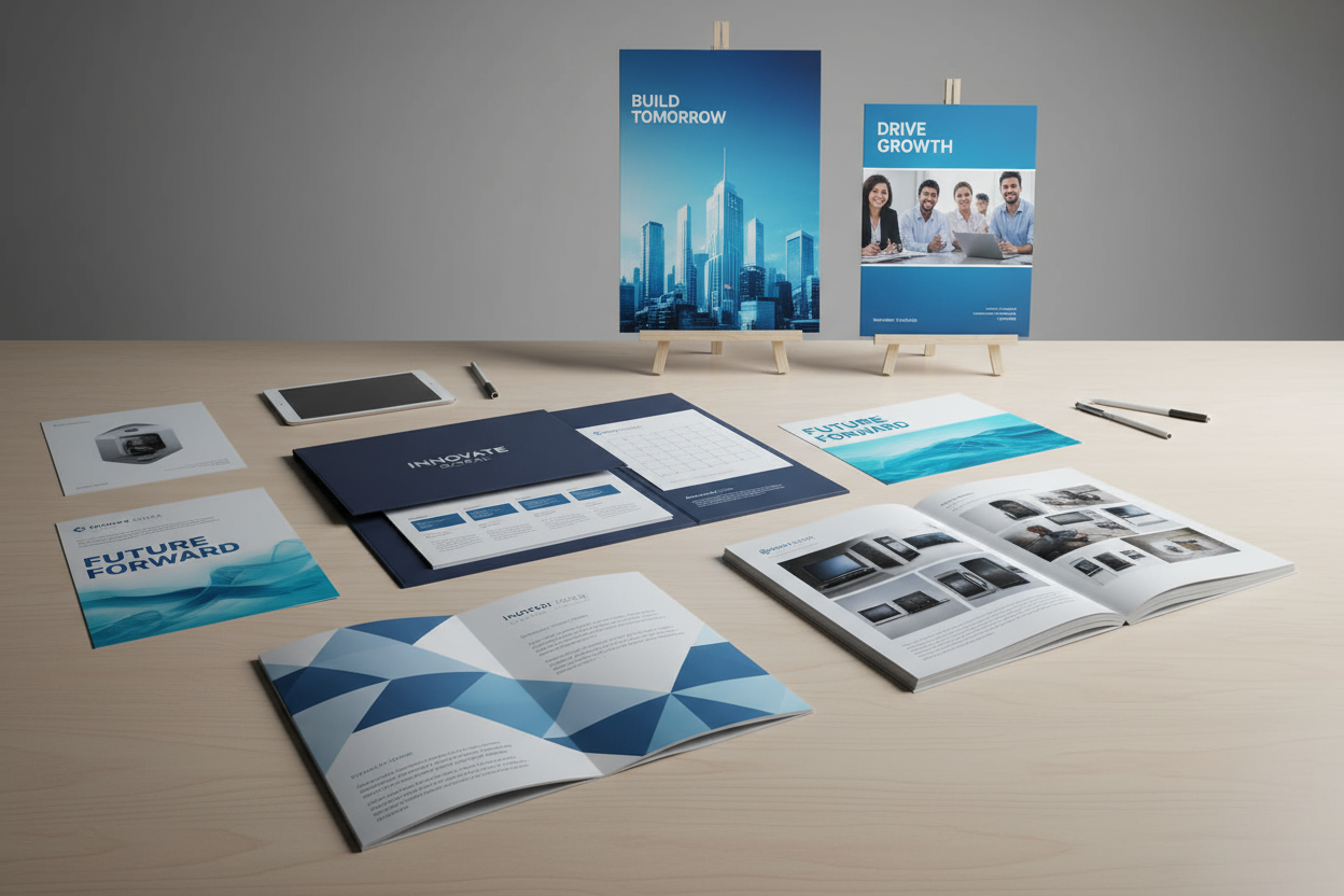 Showcase your business with impactful brochures, catalogues, presentations, flyers, and posters crafted for maximum engagement.